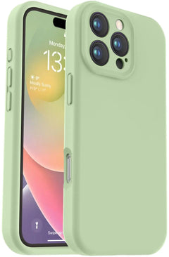 Vooii Compatible with iPhone 16 Plus Case, Liquid Silicone Upgrade [Camera Protection] [Soft Anti-Scratch Microfiber Lining] Shockproof Phone Case for iPhone 16 Plus 6.7 inch - Matcha